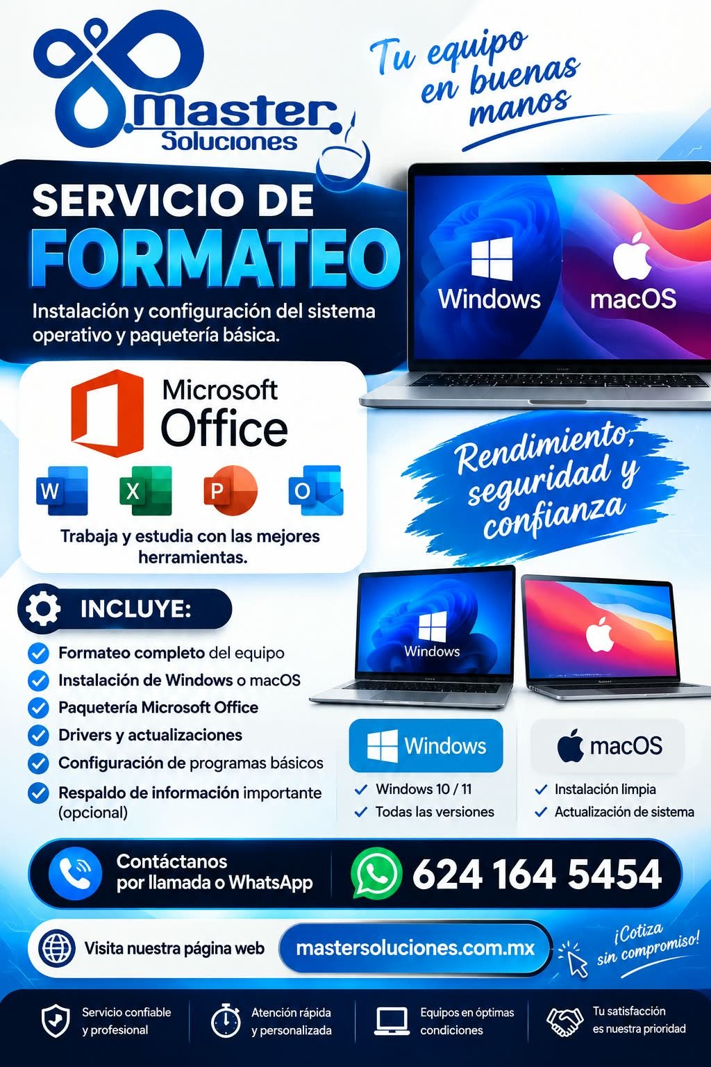 FORMATEO PARA WINDOWS Y MAC